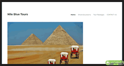 Desktop Screenshot of nilebluetours.com