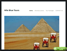 Tablet Screenshot of nilebluetours.com